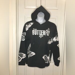 ROMWE Butterfly Heavyweight Hoodie